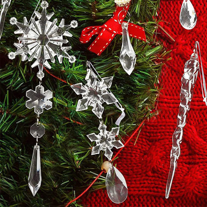 ❄️Crystal Christmas Snowflake Ornaments🎄(10 Pcs)