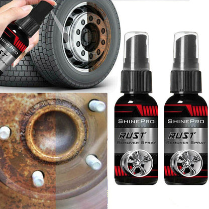 Car Parts Rust Remover Spray, Magic Wheel Hub Rust Cleaner