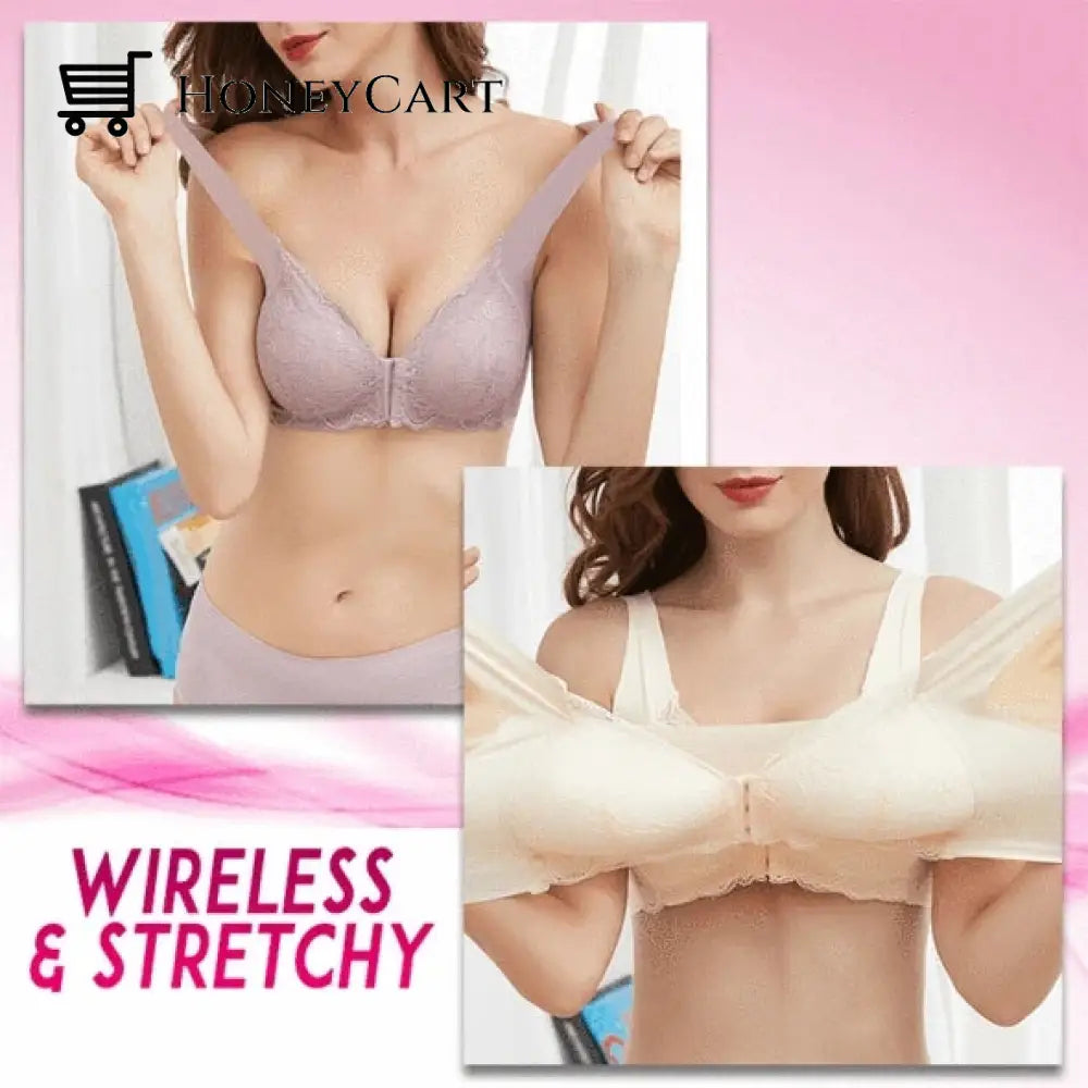 5D Front-Buckle Wireless Lifting Bra50% Off & Buy 4 Free Shipping
