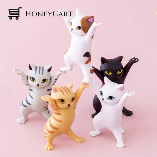 (5Pcs) Cute Dance Cat Multifunction Holders Buy 1