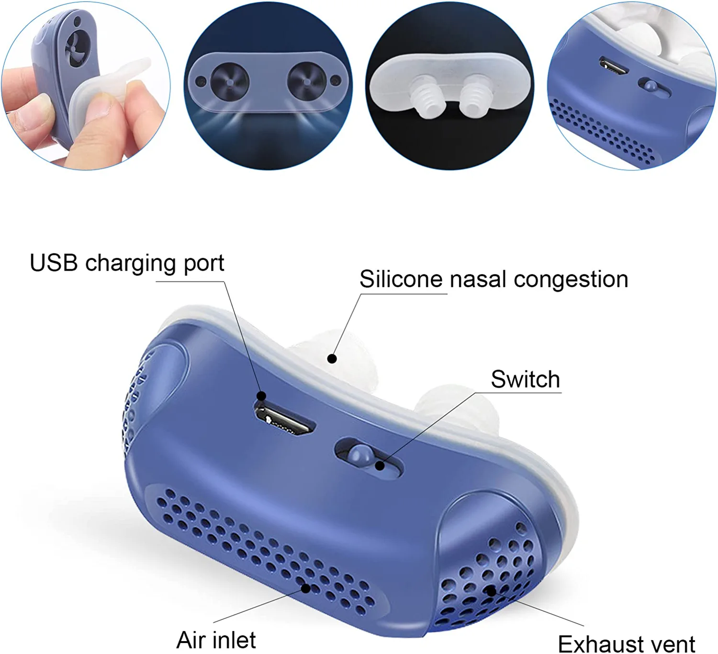 Micro CPAP Sleep Apnea Machine For Travel & Anti Snoring -Sleep Apnea Treatment