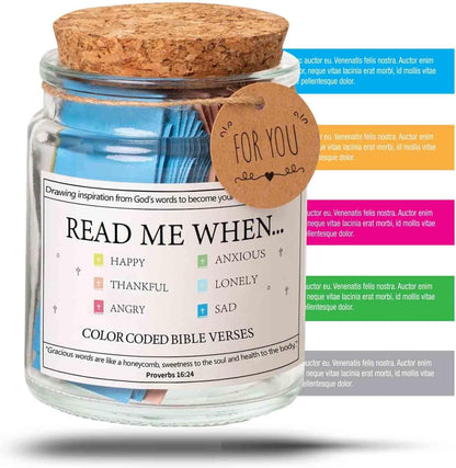 The Read Me When Jar | Positive Bible Verses