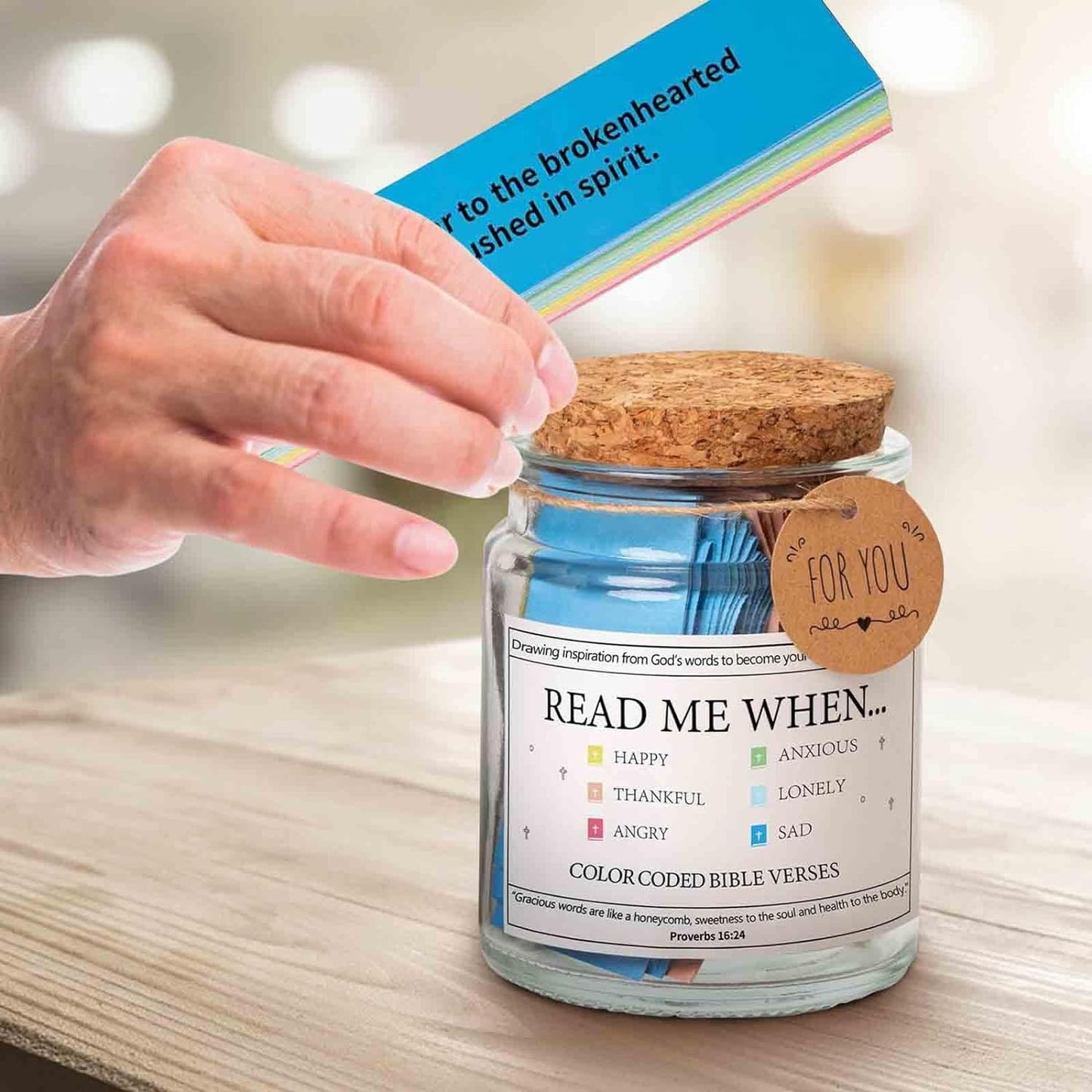 The Read Me When Jar | Positive Bible Verses