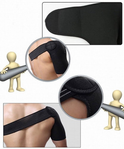 Shoulder Support Brace - Compression Support Strap ~ Relieve Shoulder Pain!