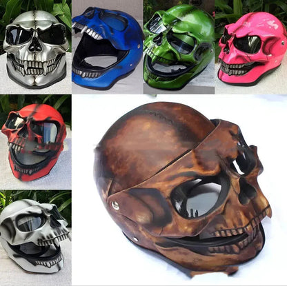 Halloween Skull Head Helmet Mask realistic halloween masks Gothic Mask