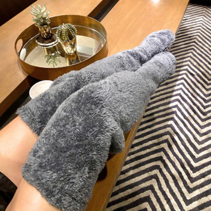 Fluffy Long Length Cozy Socks