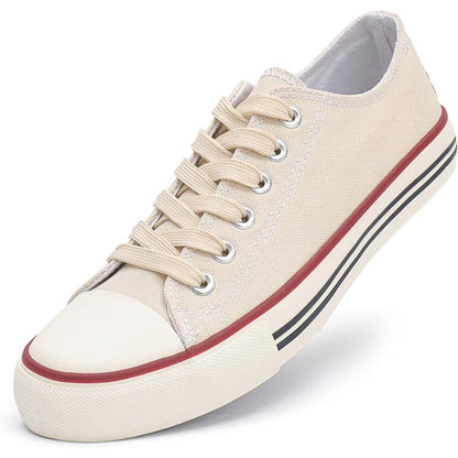 Women's Mono Canvas Lace-Up Sneakers