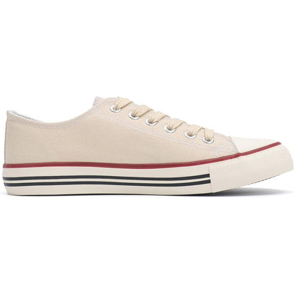 Women's Mono Canvas Lace-Up Sneakers