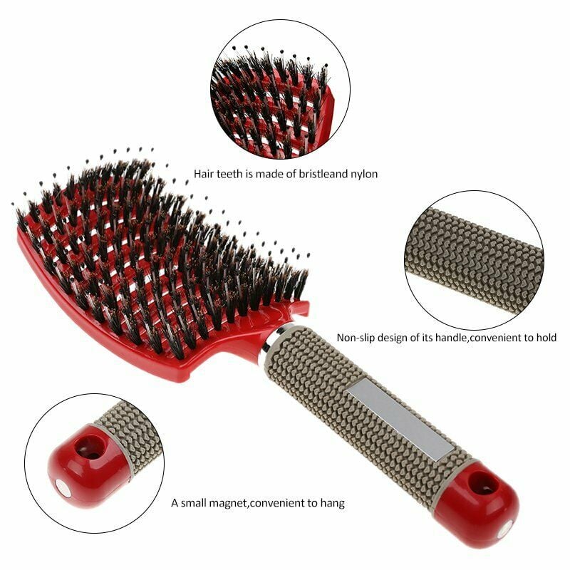 🎁 Bristle Nylon Hairbrush