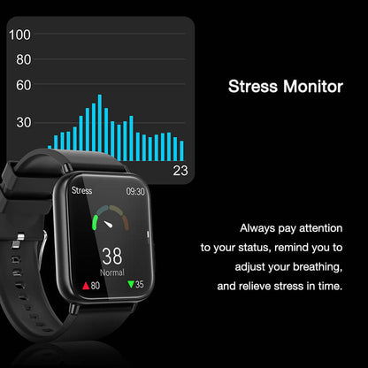 Zeronicks Smart Watch New ECG Blood Sugar Heart Rate Blood Pressure Sleep Monitoring Weather News Sports