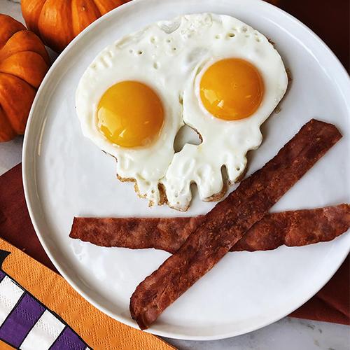 Halloween Horror Skull  Fried Egg Mold