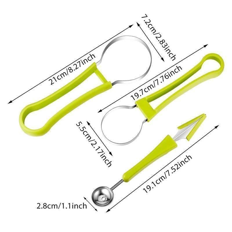 4 in 1 Stainless Steel Fruit Tool Set