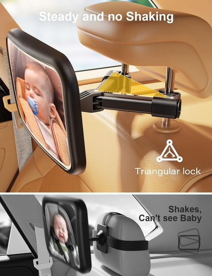 Baby Car Mirror With Light