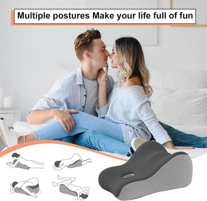 Intimacy Support Wedge Pillow for Couples, Adult Memory Foam Pillow