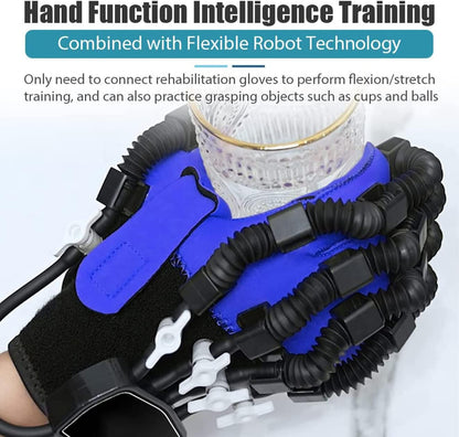 Hand Finger Rehabilitation Exerciser Robot Gloves | Hemiplegia Cerebral Training Equipment Therapy