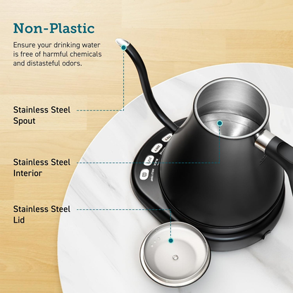 Electric Gooseneck Kettle With Temperature Control