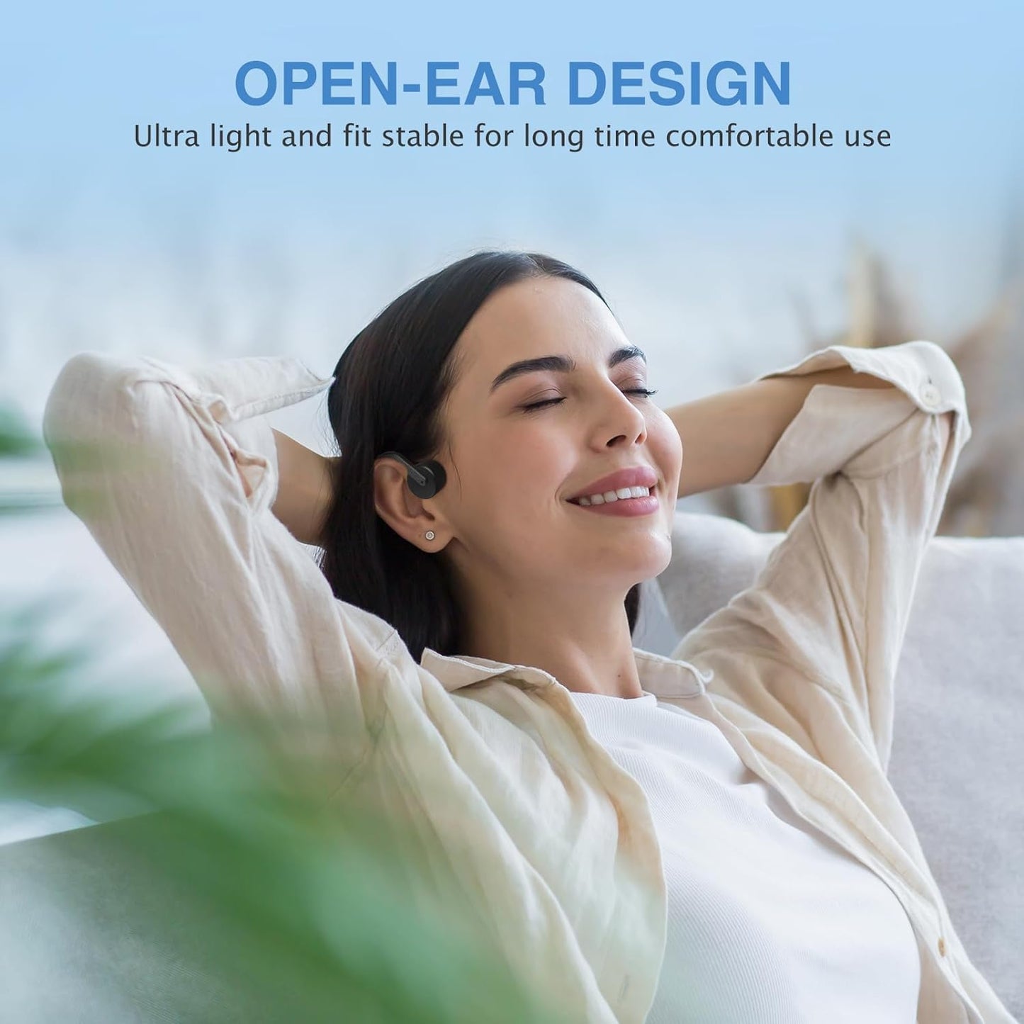 Open Ear Bone Conduction Wireless Headphones
