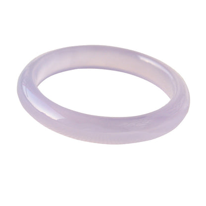 Natural Purple Jade Protection Bracelet Bangle