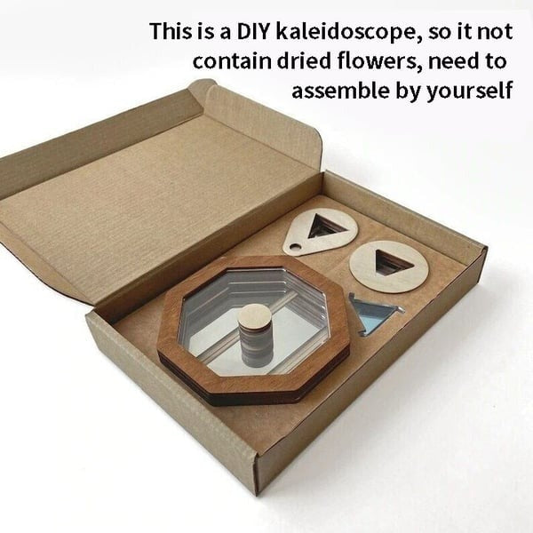 🌼DIY Wooden Handmade Kaleidoscope Kit