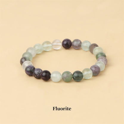 Natural Stone Quartz Healing Beads Bracelet