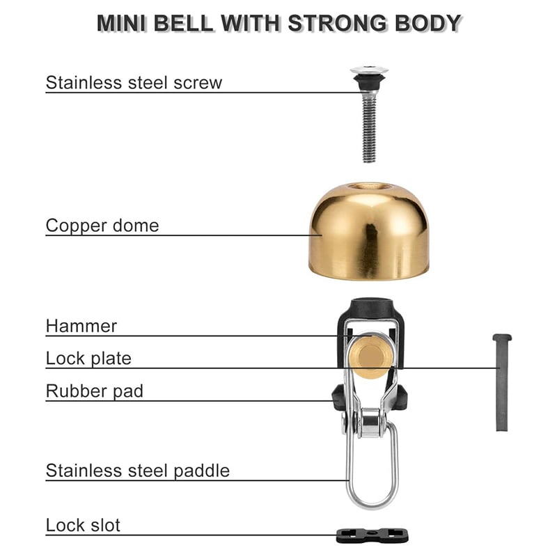 Very Exquisite MINIMALX BELL for Bicycle