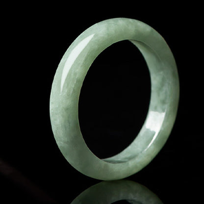 Natural Jade Prosperity Abundance Ring