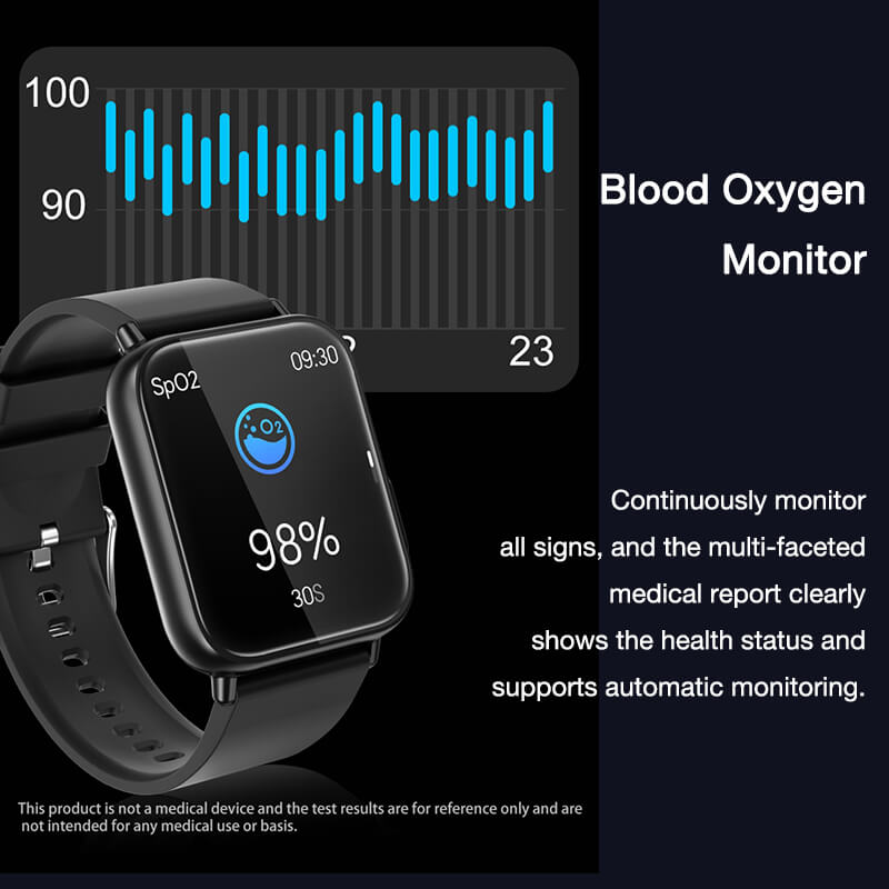 Zeronicks Smart Watch New ECG Blood Sugar Heart Rate Blood Pressure Sleep Monitoring Weather News Sports