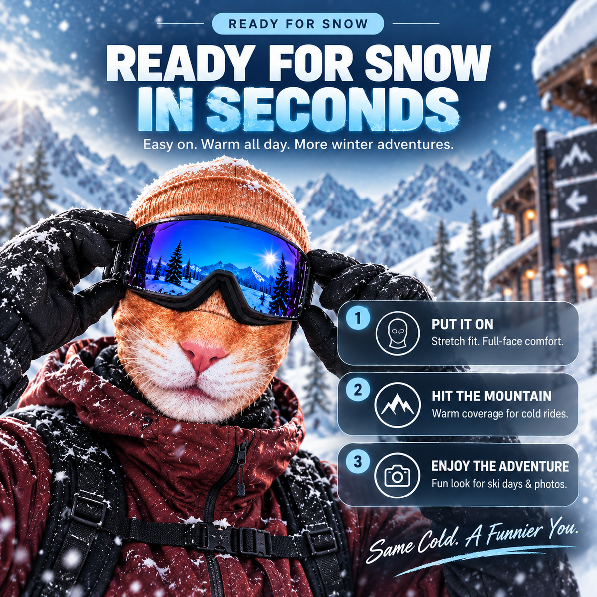 Animal Face Ski Mask – The Funniest Winter Balaclava Everyone Will Ask About