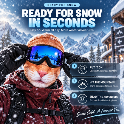 Animal Face Ski Mask – The Funniest Winter Balaclava Everyone Will Ask About