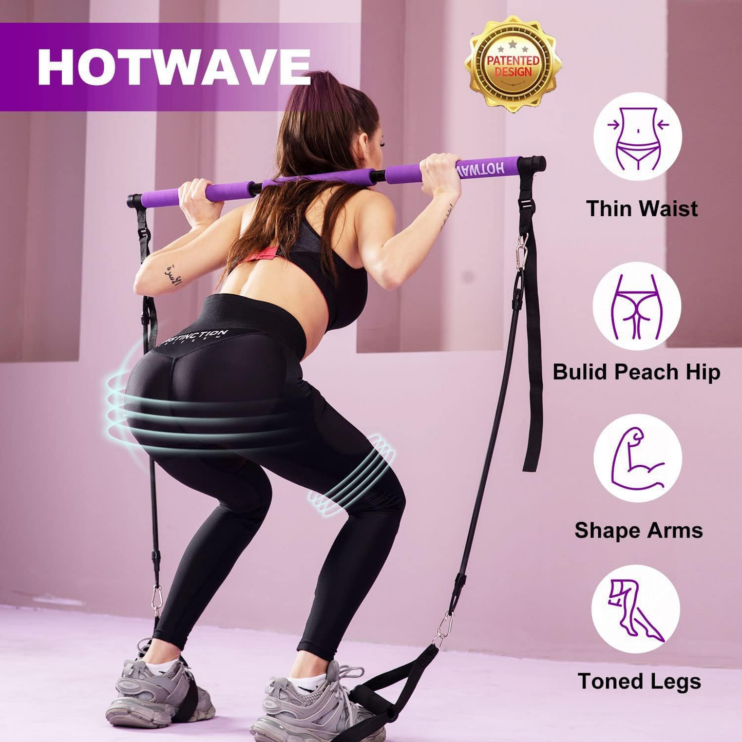 Pilates Bar Kit With Resistance Bands