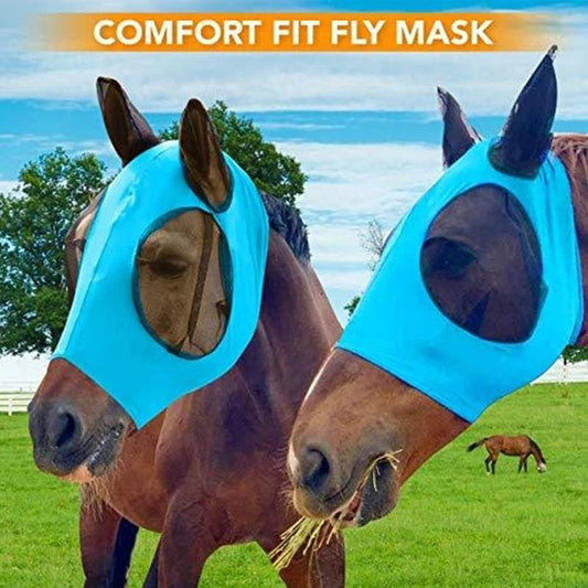 Anti-Fly Mesh Equine Mask for Horse