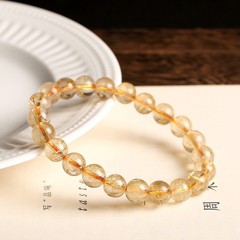 Natural Citrine Blessing Protection Bracelet