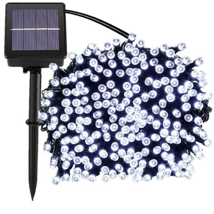 Solar-Powered LED Fairy Lights