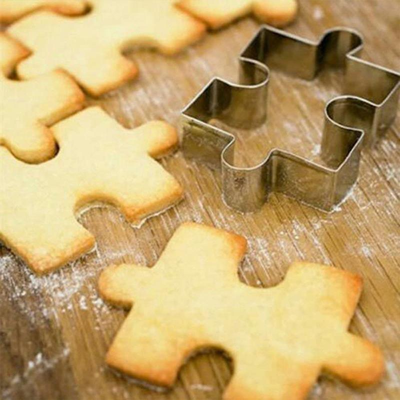 4Pcs Puzzle Cookie Cutter