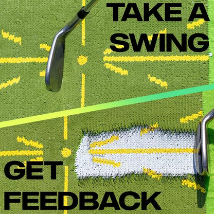 Only Fairytale Golf Training Mat for Swing Detection Batting