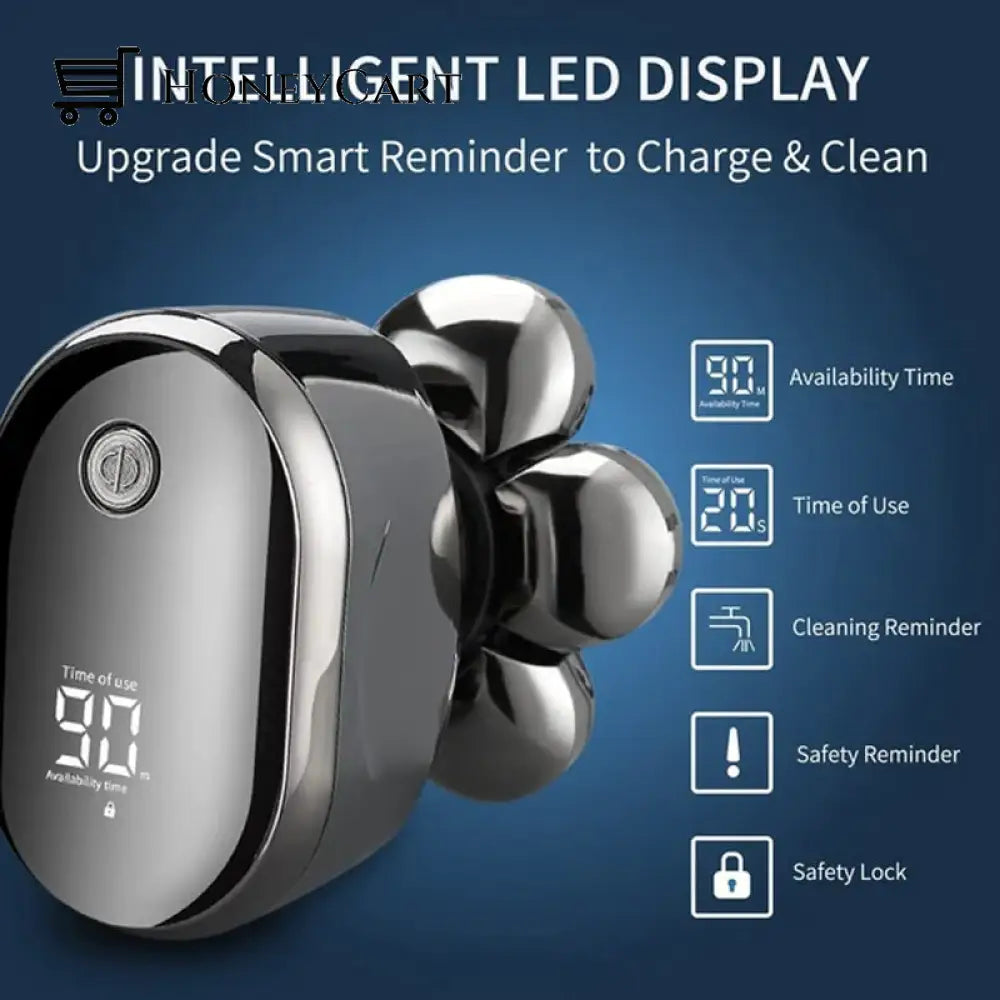 8D Upgraded Led Display 10 In 1 Multifunctional Shaver