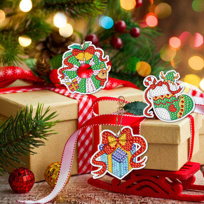 🎁Christmas DIY Diamond Painting Keychain