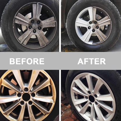 Car Parts Rust Remover Spray, Magic Wheel Hub Rust Cleaner