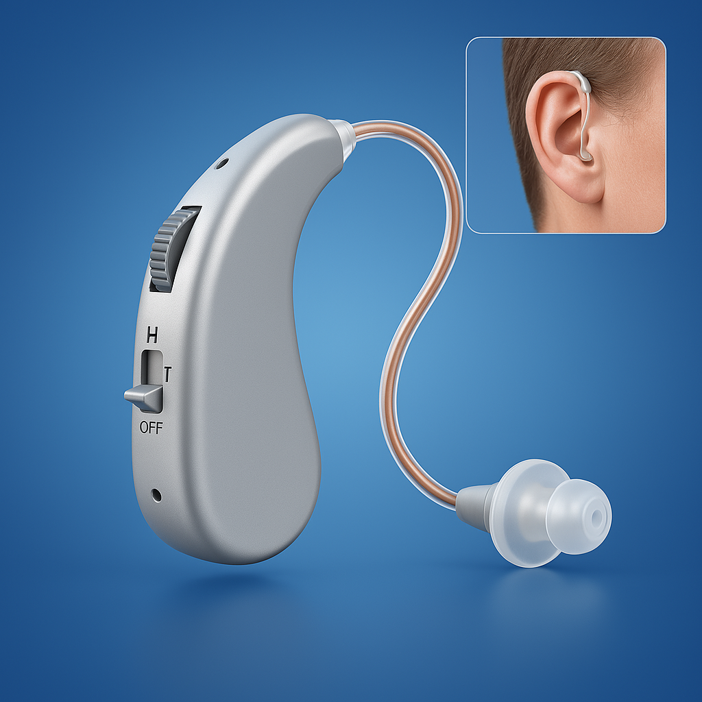 Rechargeable Digital Hearing Aid | Clear Sound Amplification & Comfortable Fit for Daily Use