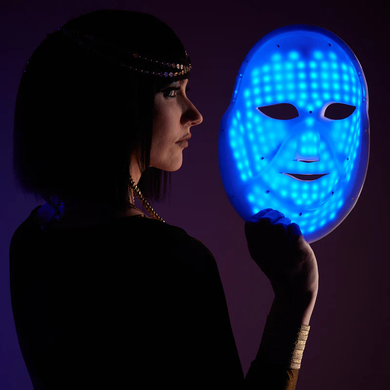 CLEOPATRA LED MASK – THE ORIGINAL #1 SPA GRADE LIGHT THERAPY MASK WITH NECK COVERAGE (NOW WIRELESS!)