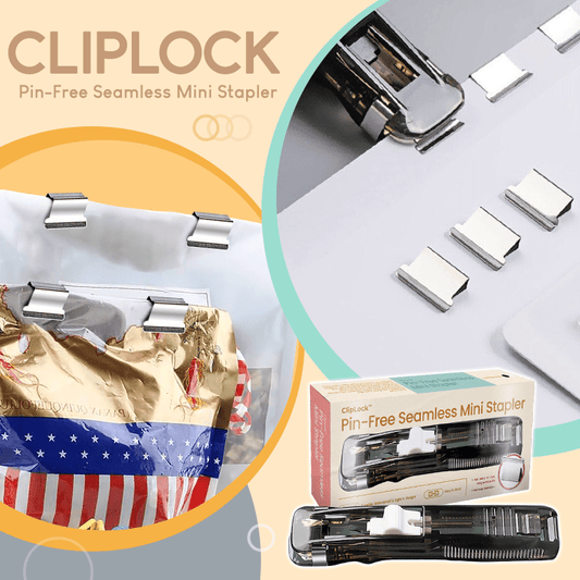 ClipLock Pin-Free Seamless Mini Stapler