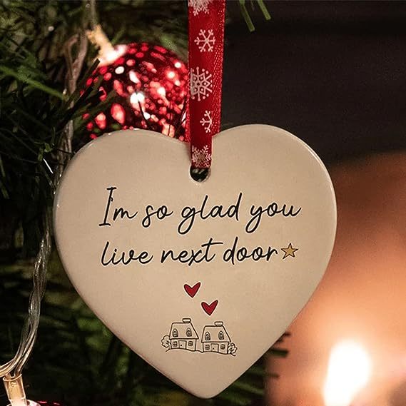 Friendship Heart Hanging Ornament（Ceramic）