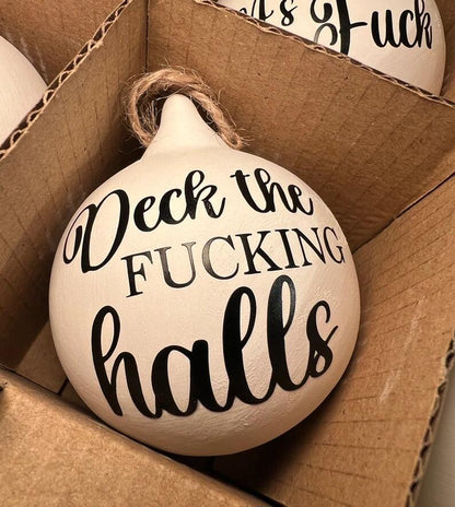 🎁Christmas Funny Offensive Bauble-Rude Baubles