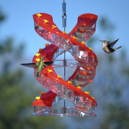 Sherem DNA Helix Hummingbird Feeder