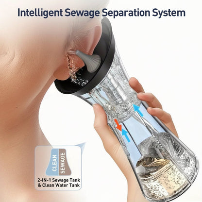 Professional Electric Ear Wax Cleaner with Three Speed Water Pressure and Rechargeable Battery