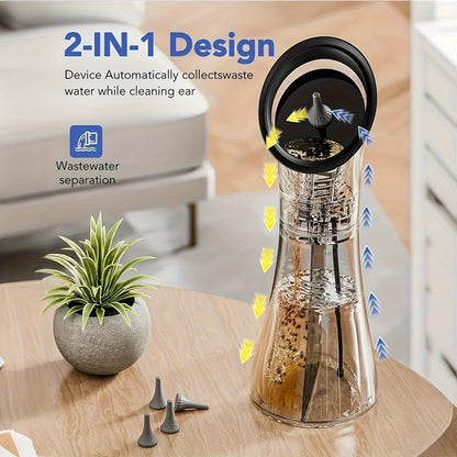 Professional Electric Ear Wax Cleaner with Three Speed Water Pressure and Rechargeable Battery