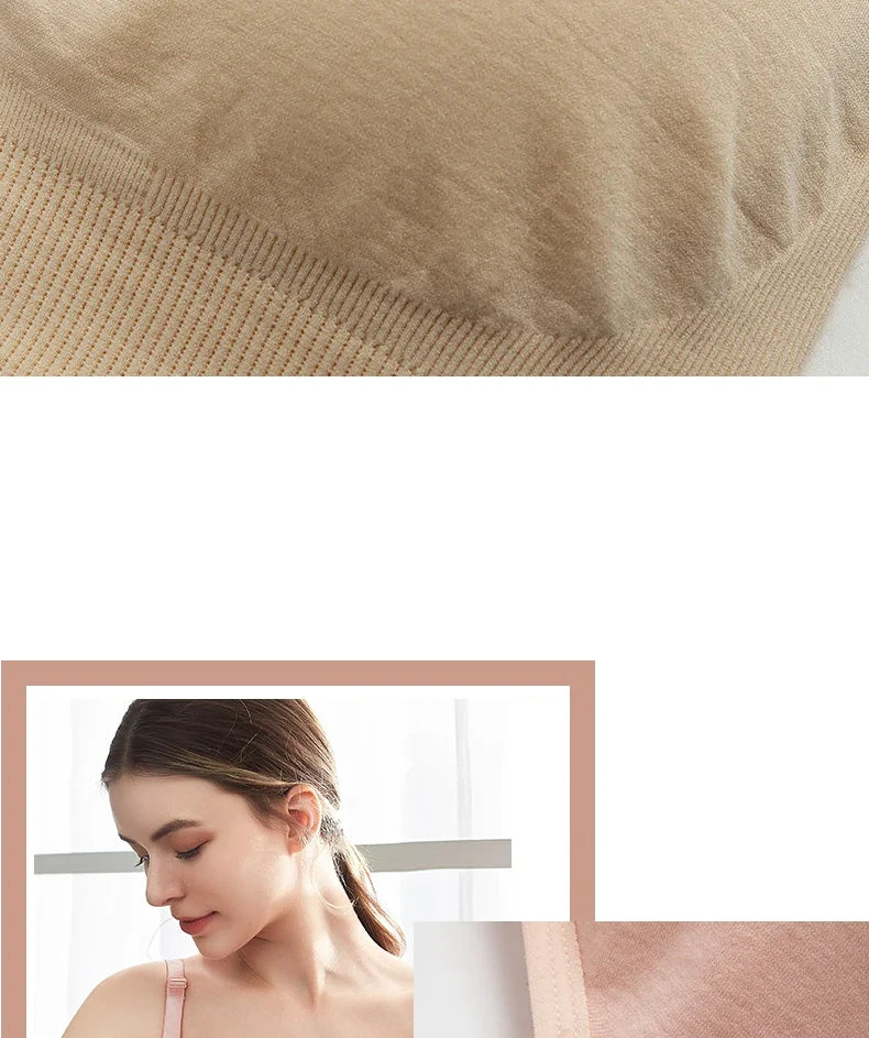 Breathable women's nursing bra – seamless wire-free maternity, nylon, all seasons