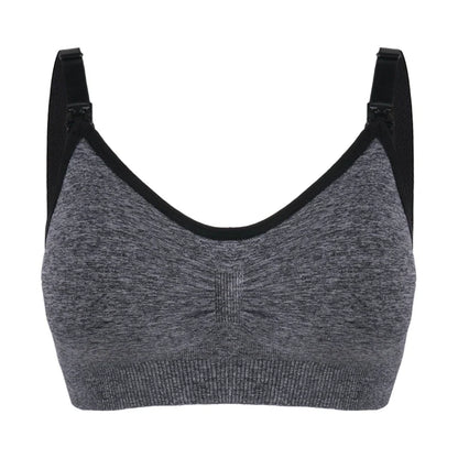 Breathable women's nursing bra – seamless wire-free maternity, nylon, all seasons