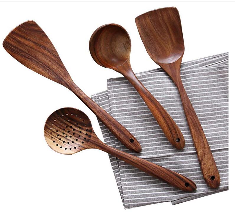 Teak Wooden Utensil Sets