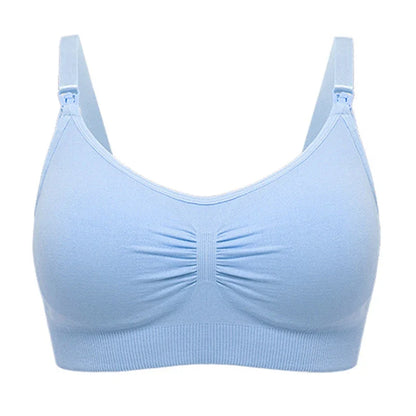 Breathable women's nursing bra – seamless wire-free maternity, nylon, all seasons